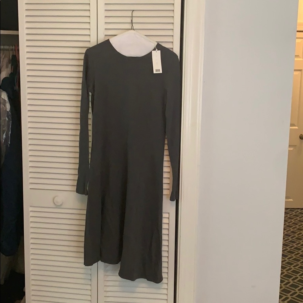 Vince asymmetrical midi dress